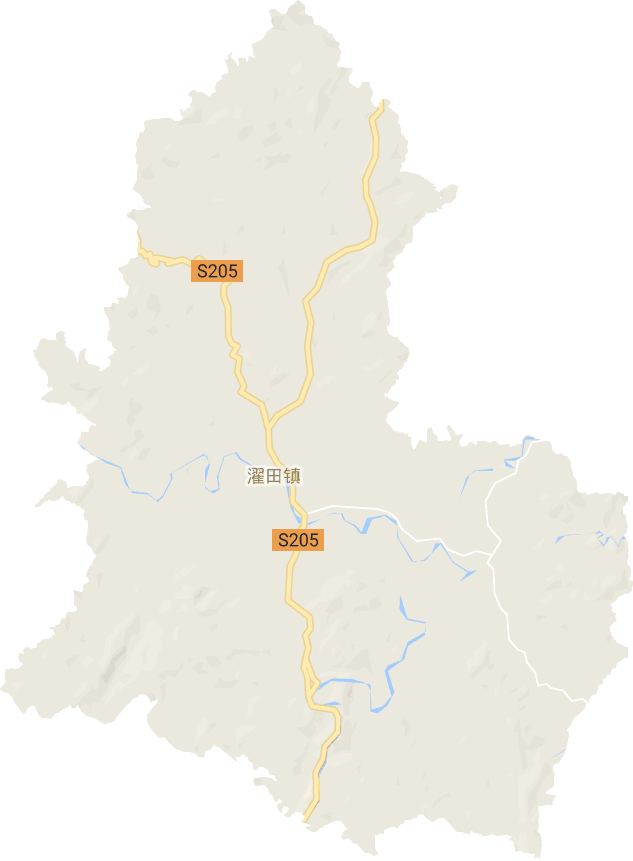 濯田镇电子地图