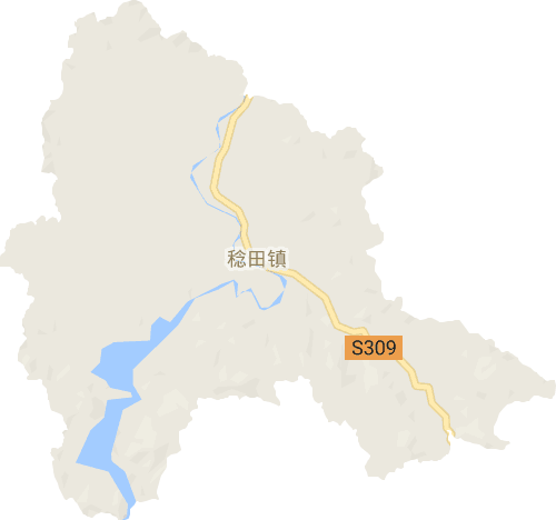 稔田镇电子地图