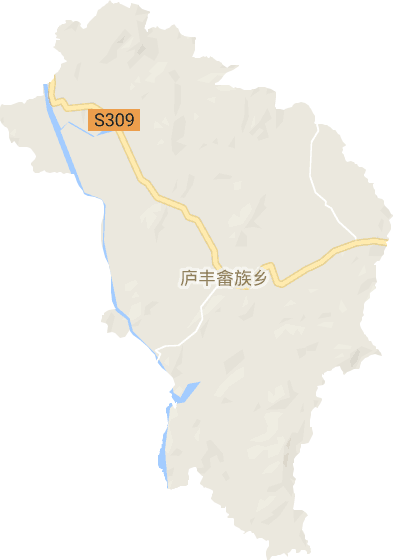 庐丰畲族乡电子地图