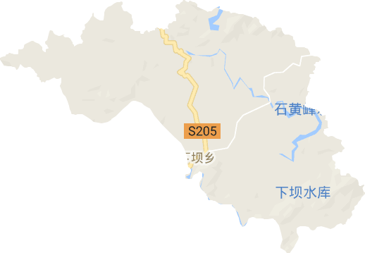 下坝乡电子地图