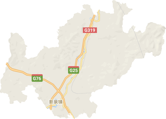 新泉镇电子地图