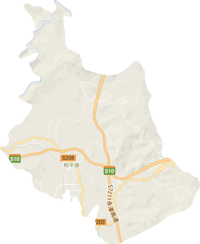 和平镇电子地图