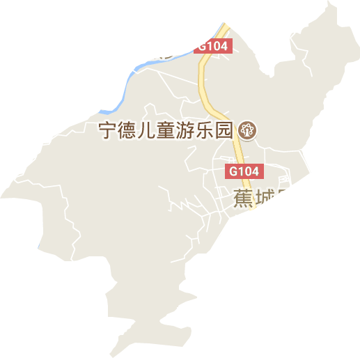 蕉北街道电子地图