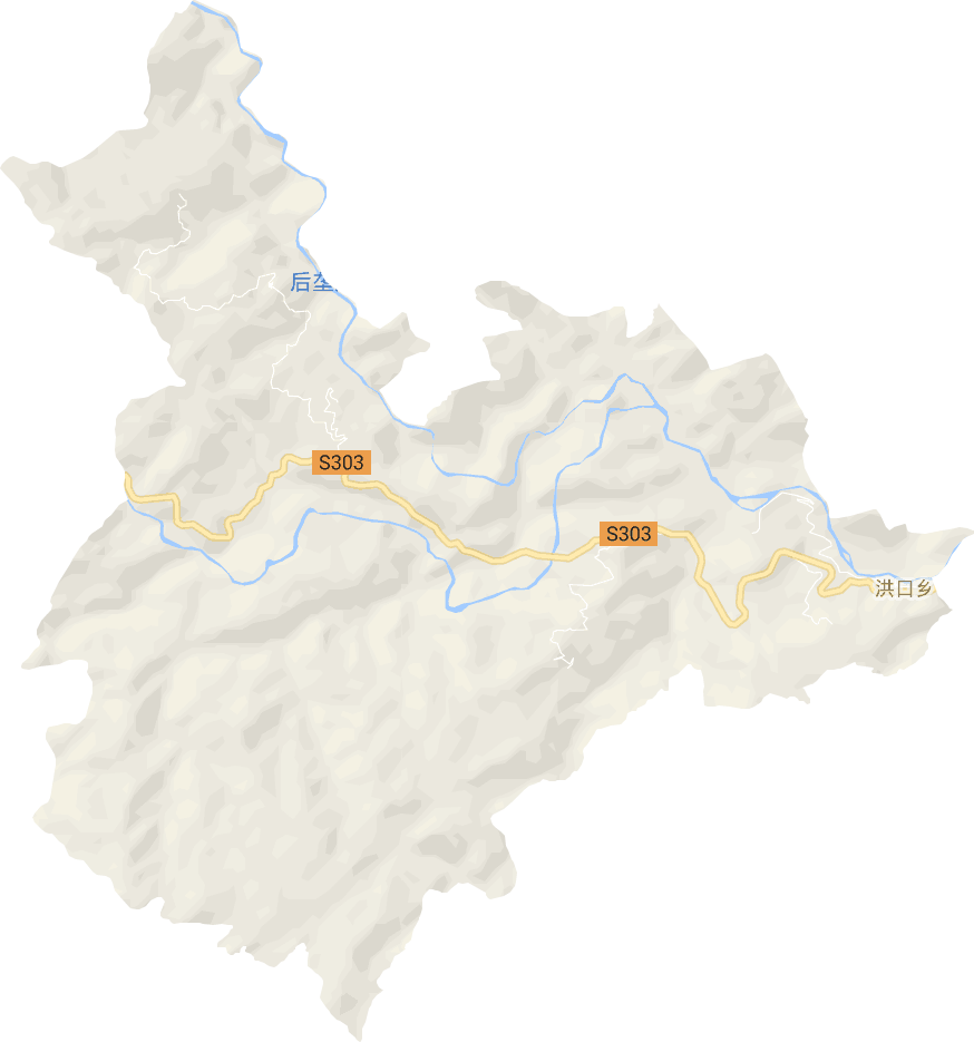 洪口乡电子地图