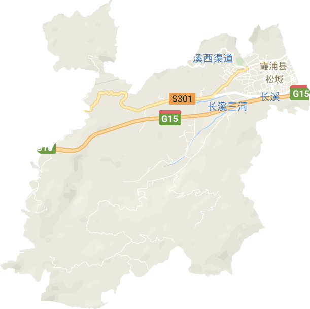 松城街道电子地图
