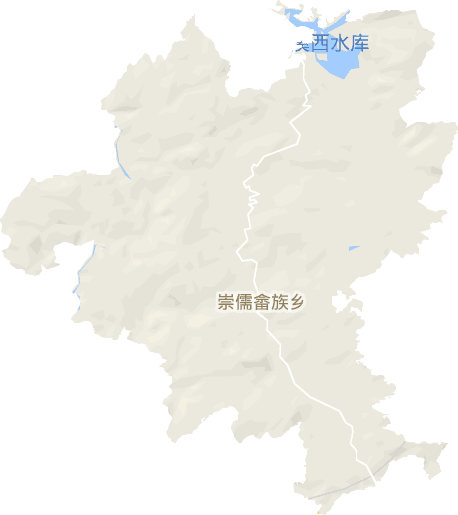 崇儒畲族乡电子地图