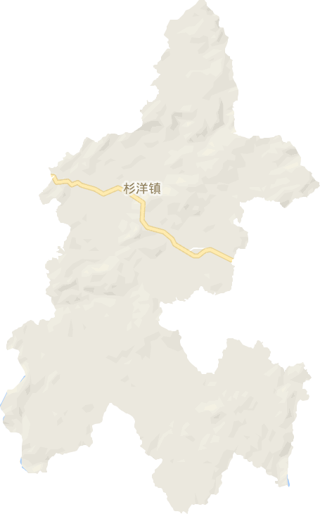 杉洋镇电子地图