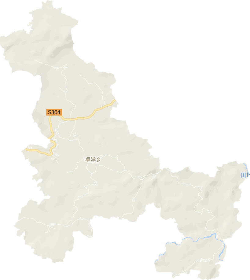 卓洋乡电子地图