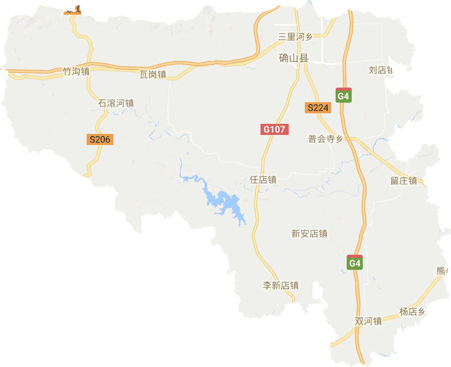 确山县电子地图