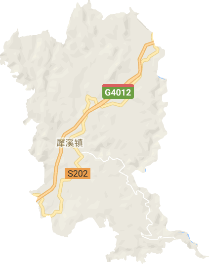 犀溪镇电子地图