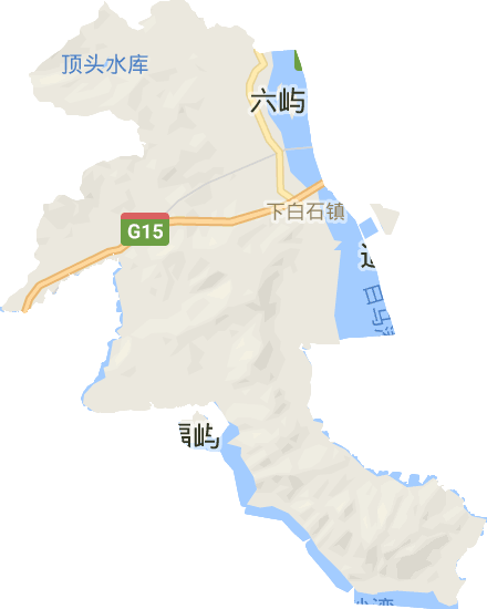下白石镇电子地图