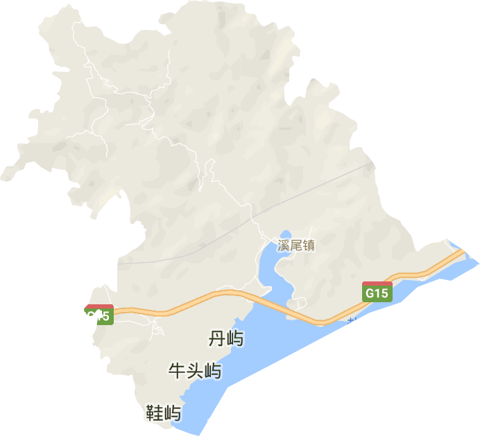 溪尾镇电子地图
