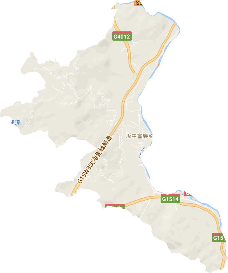 坂中畲族乡电子地图