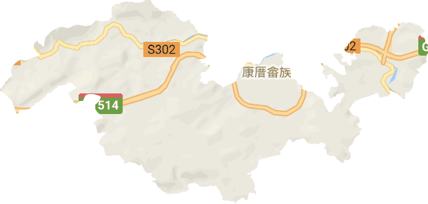 康厝畲族乡电子地图
