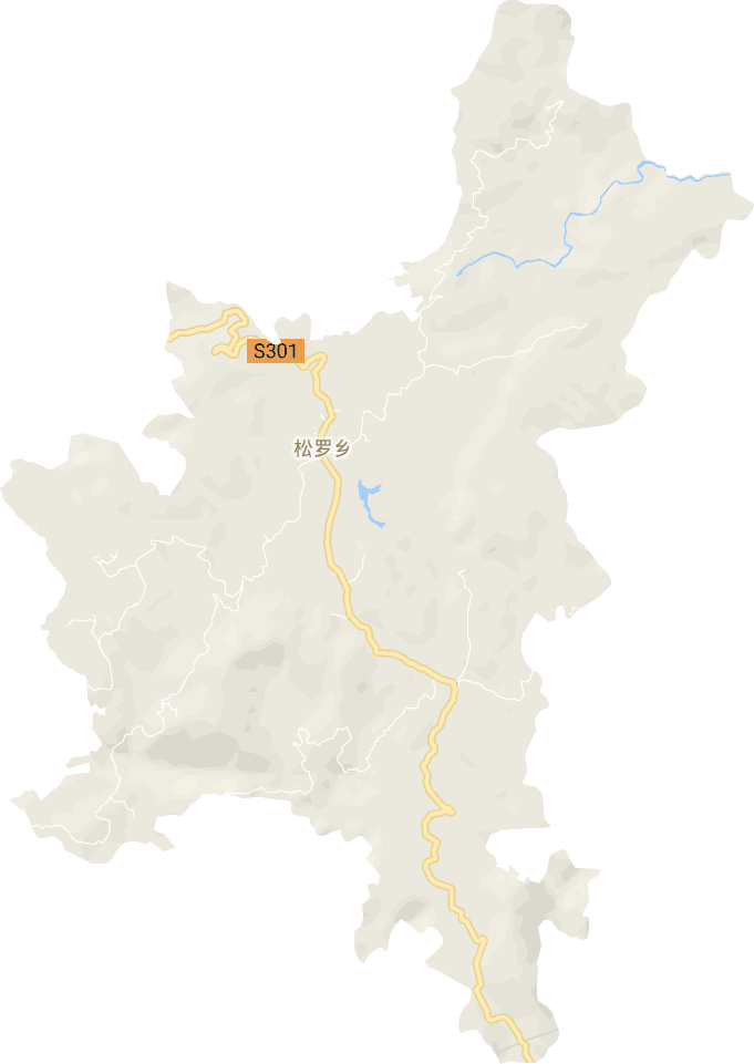 松罗乡电子地图