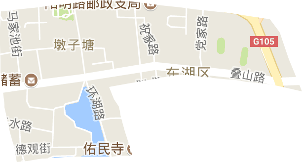 墩子塘街道电子地图