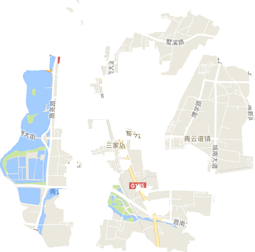 青云谱镇电子地图