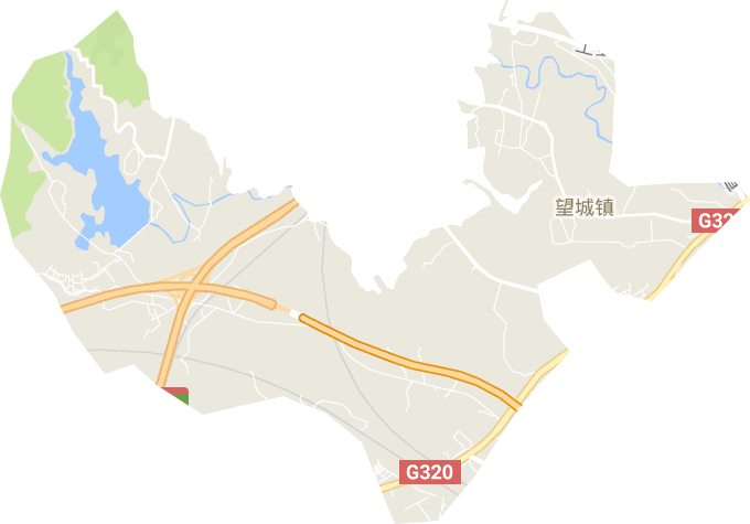 望城镇电子地图