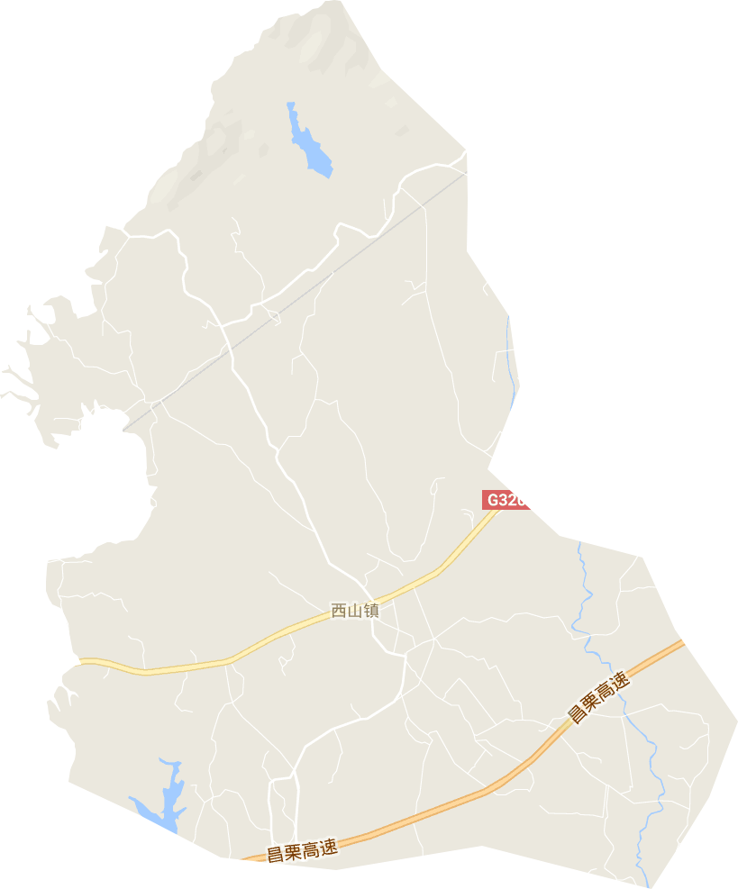 西山镇电子地图