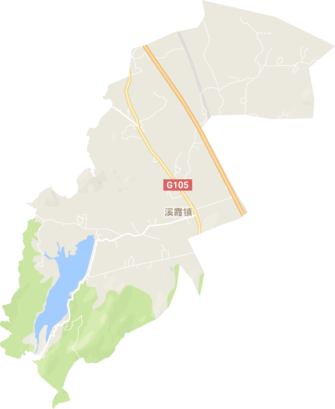 溪霞镇电子地图