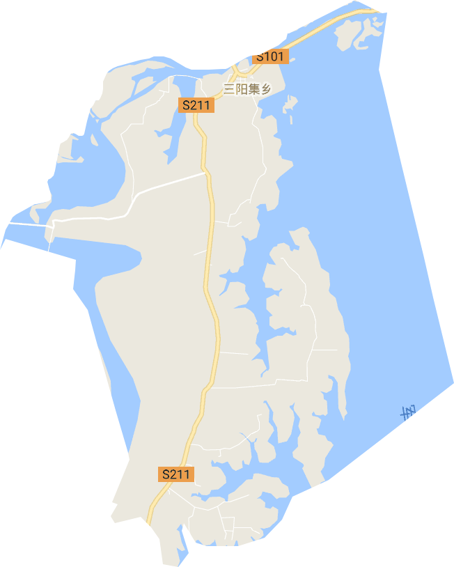 三阳集乡电子地图