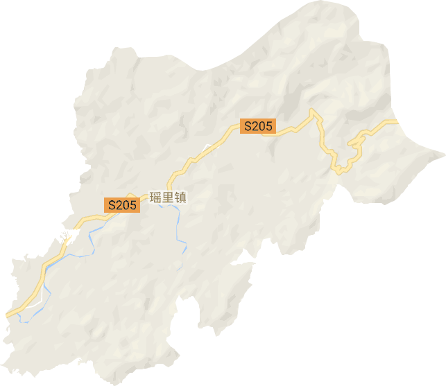 瑶里镇电子地图