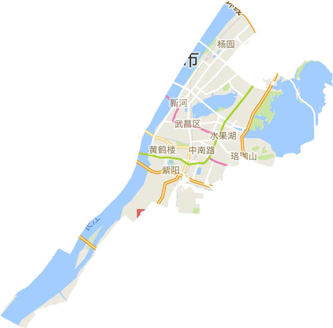 武昌区电子地图