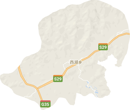 西湖乡电子地图