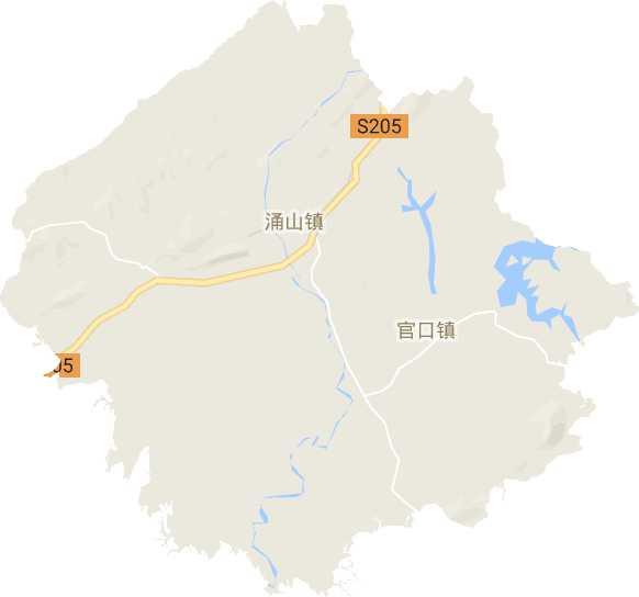 涌山镇电子地图