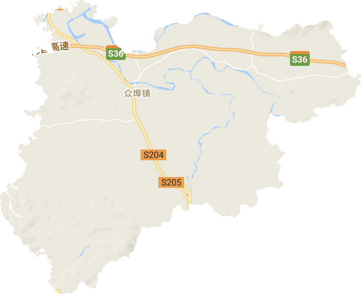 众埠镇电子地图