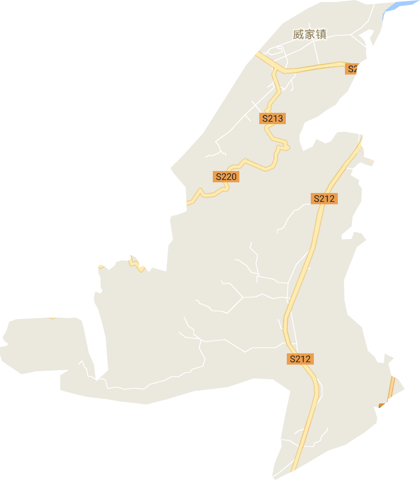 威家镇电子地图