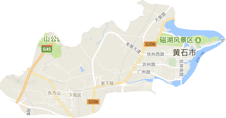 下陆区电子地图