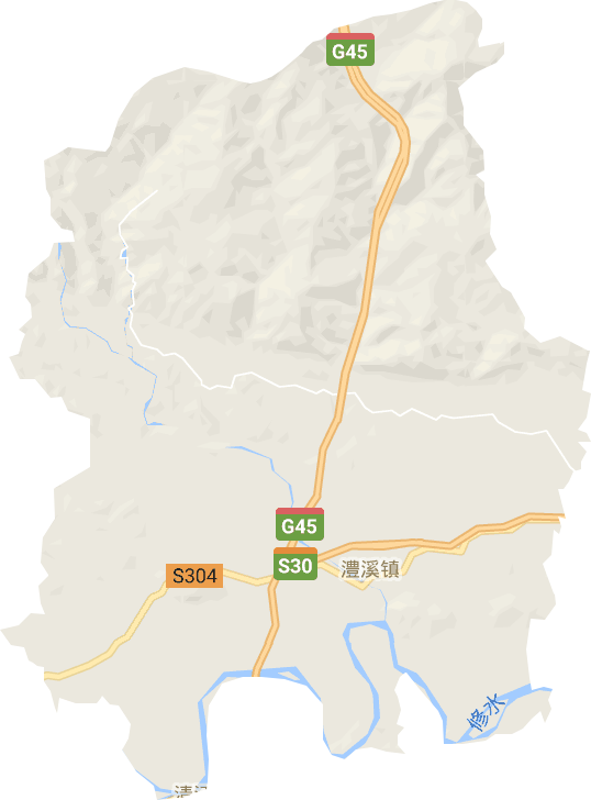 澧溪镇电子地图