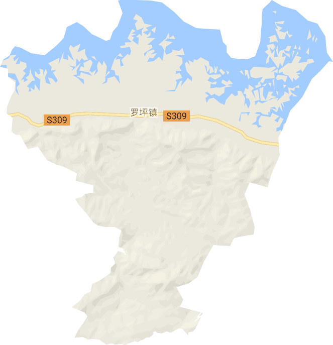 罗坪镇电子地图