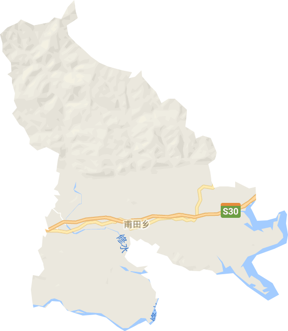 甫田乡电子地图