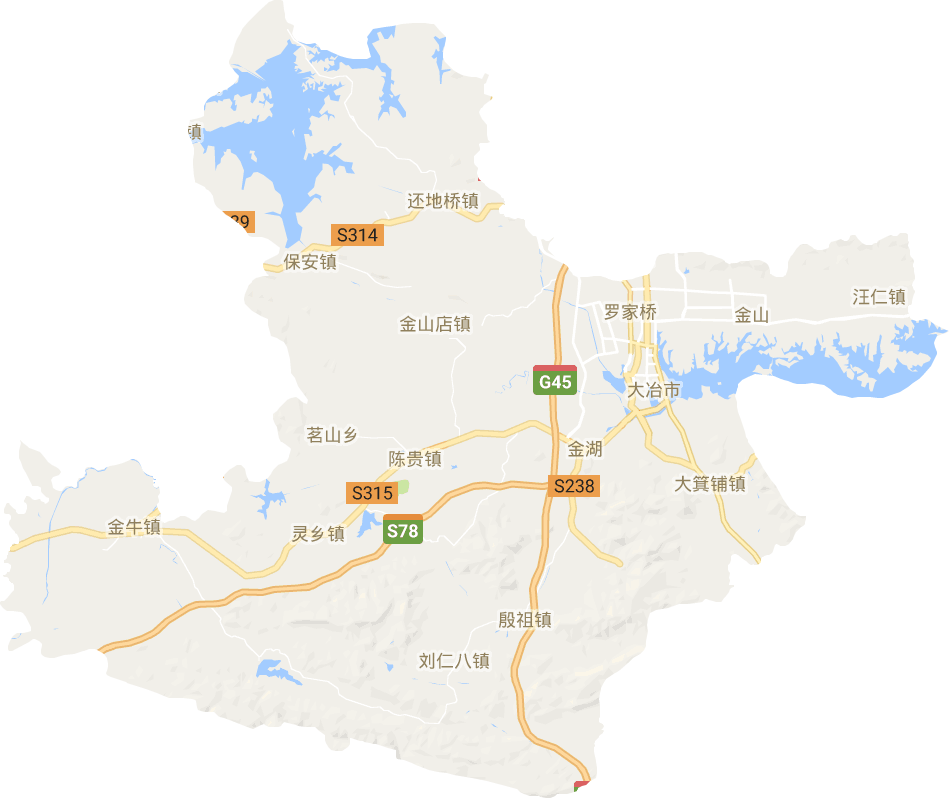 大冶市电子地图