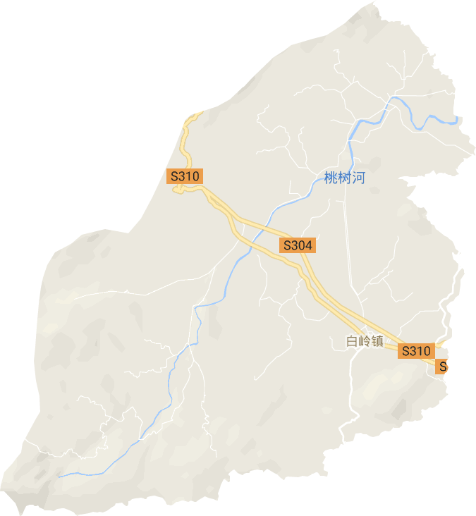 白岭镇电子地图