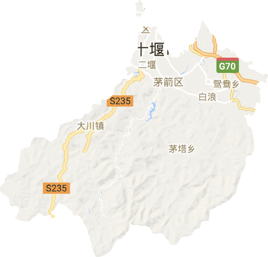 茅箭区电子地图
