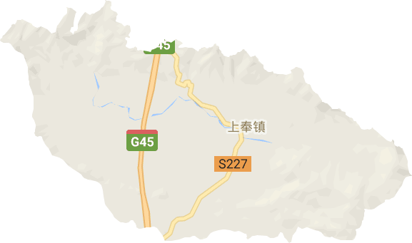 上奉镇电子地图