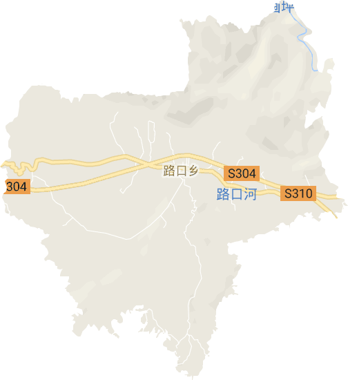 路口乡电子地图
