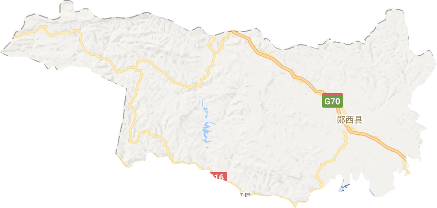 郧西县电子地图
