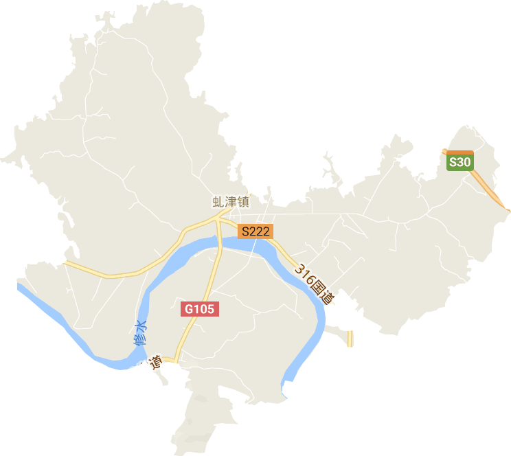 虬津镇电子地图