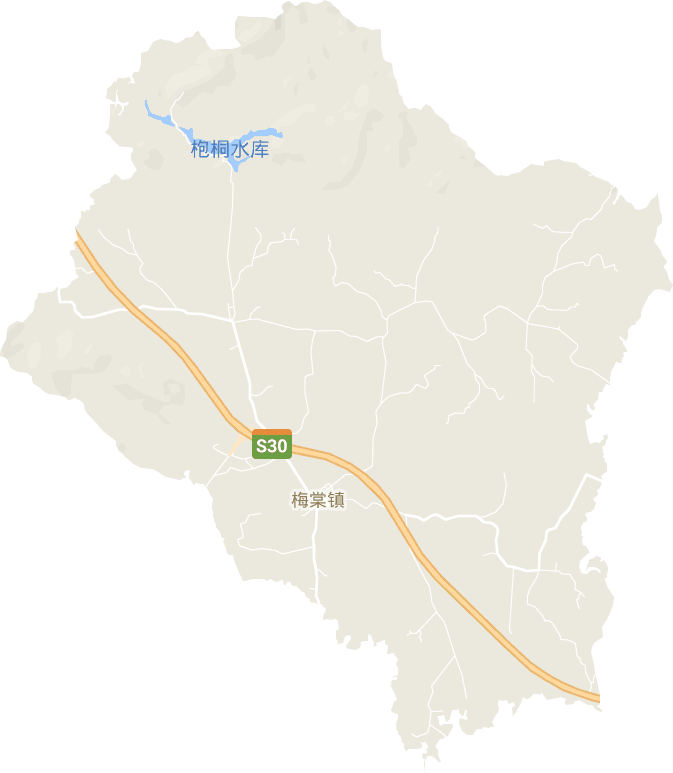 梅棠镇电子地图
