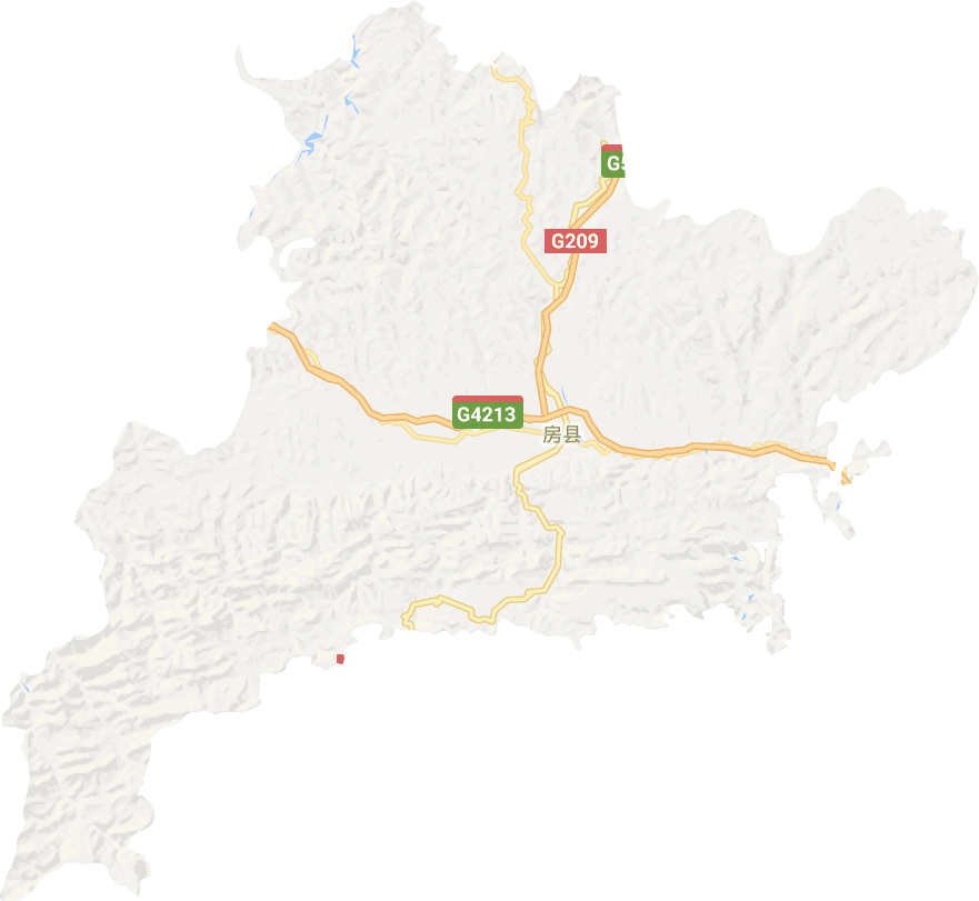 房县电子地图