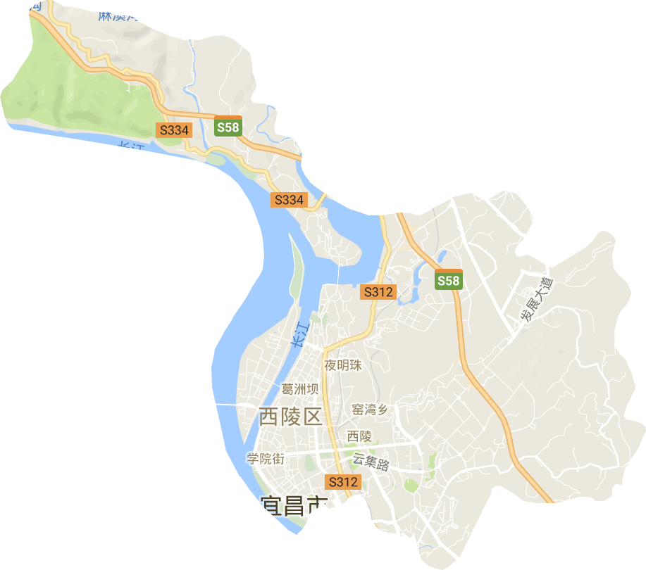 西陵区电子地图
