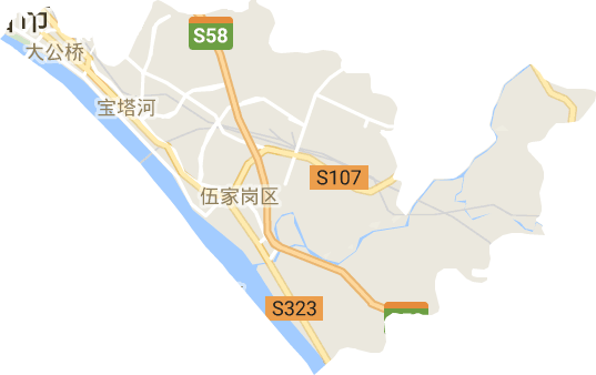 伍家岗区电子地图