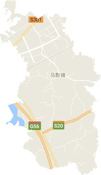 马影镇电子地图