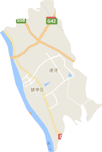 猇亭区电子地图