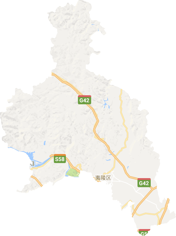夷陵区电子地图