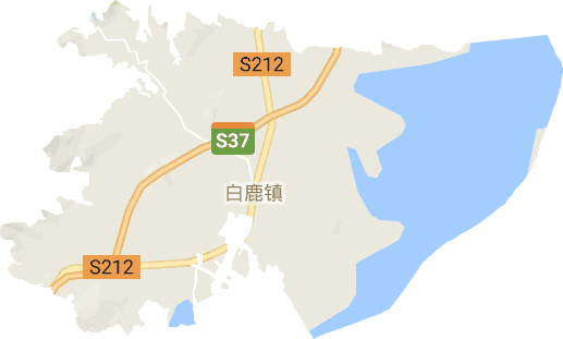 白鹿镇电子地图